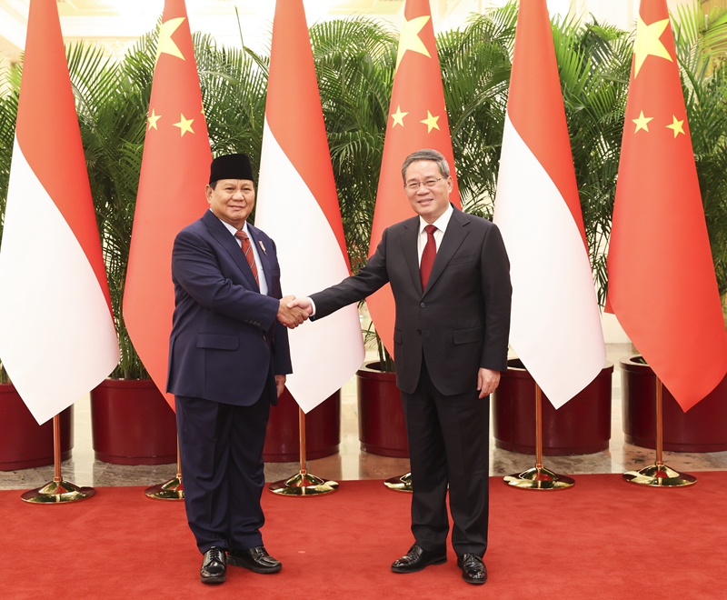 李强会见印度尼西亚当选总统普拉博沃「相关图片」