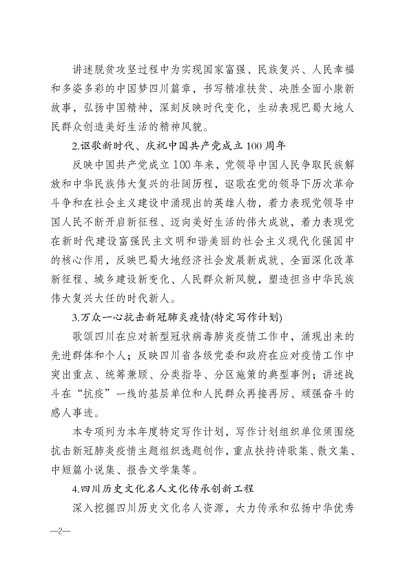 关于征集2020年度四川省作家协会重点作品扶持选题的通知_01.png